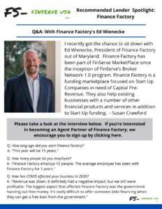 FinServe MarketPlace Spotlight Ed Wienecke