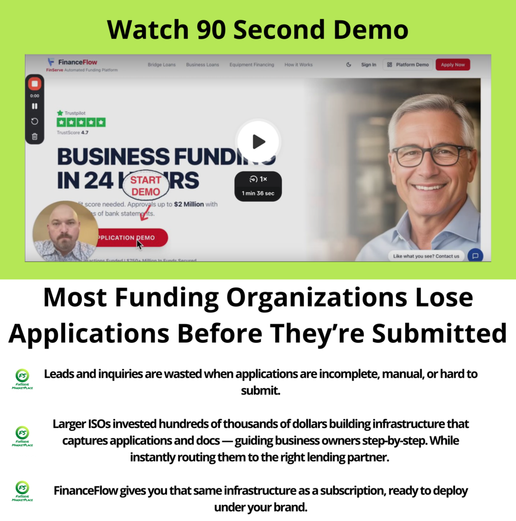 FinanceFlow - Private Automated Funding Platform by FinServe