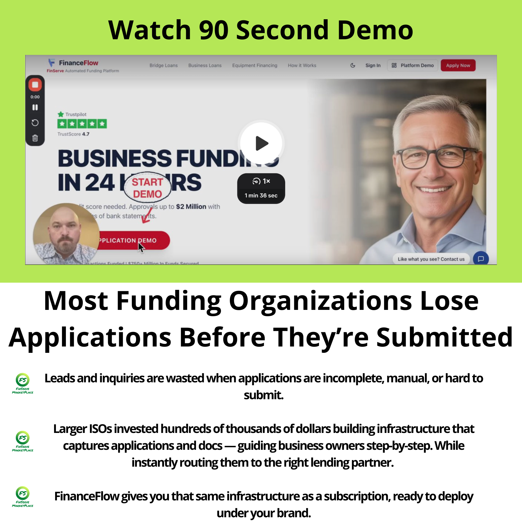 FinanceFlow - Private Automated Funding Platform by FinServe